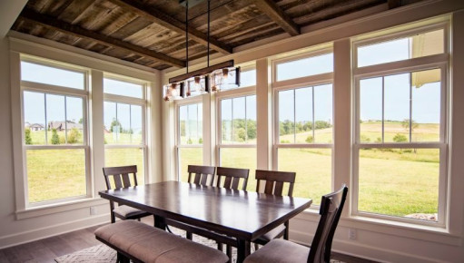 Endure Double Hung Windows - Dining Room - Internal Grids 2