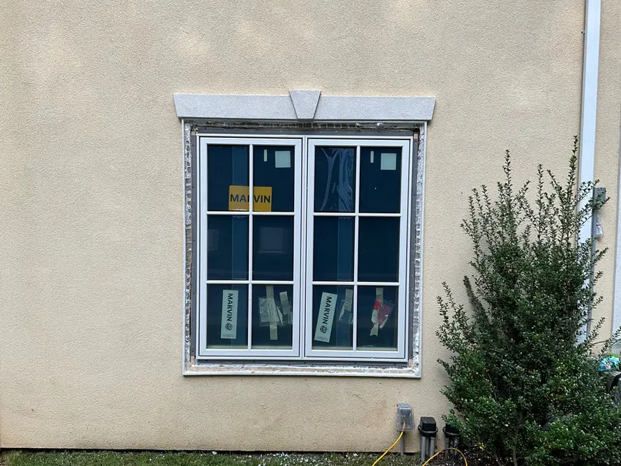 Marvin Job in Stucco Marvin Job in Stucco